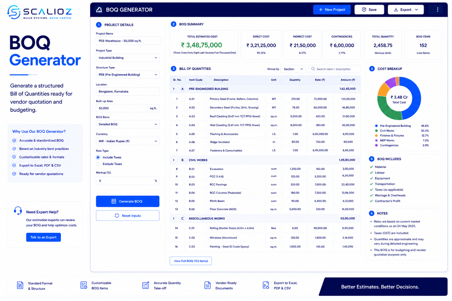boq generator
